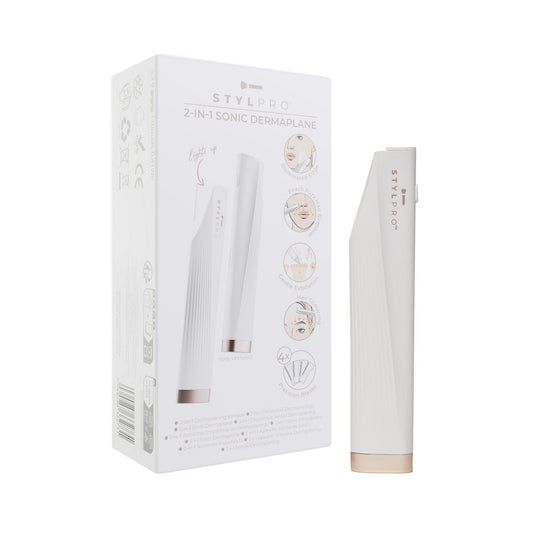 STYLPRO 2-in-1 Light Up Sonic Dermaplane & Trimmer
